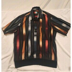 Vintage DAccord Golf Polo Disco Style Shirt Men Size M
